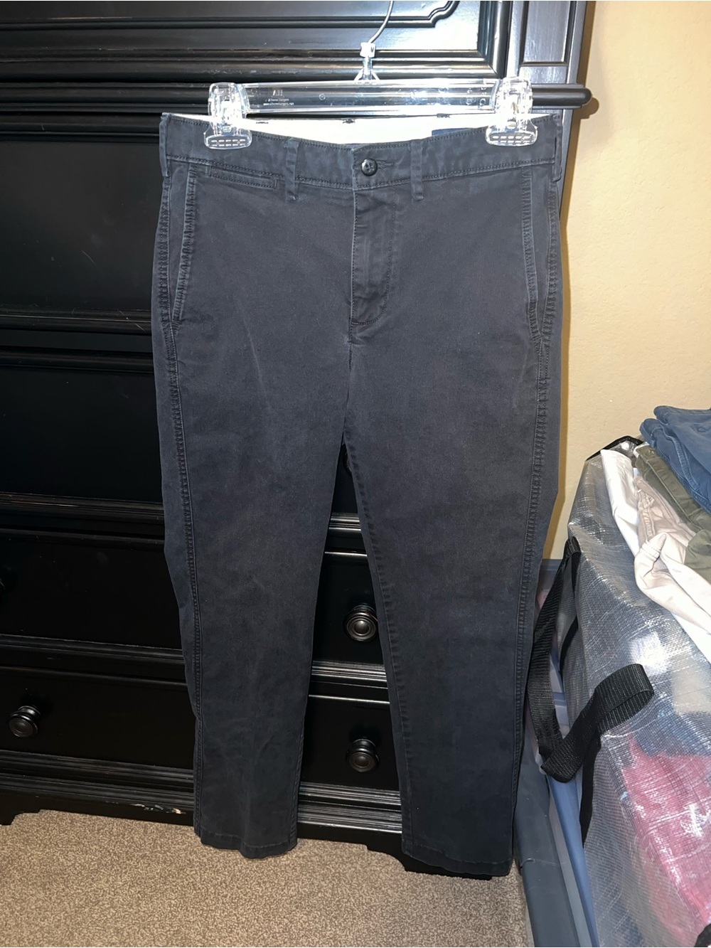 Daniel Cremieux Men's Black Chinos